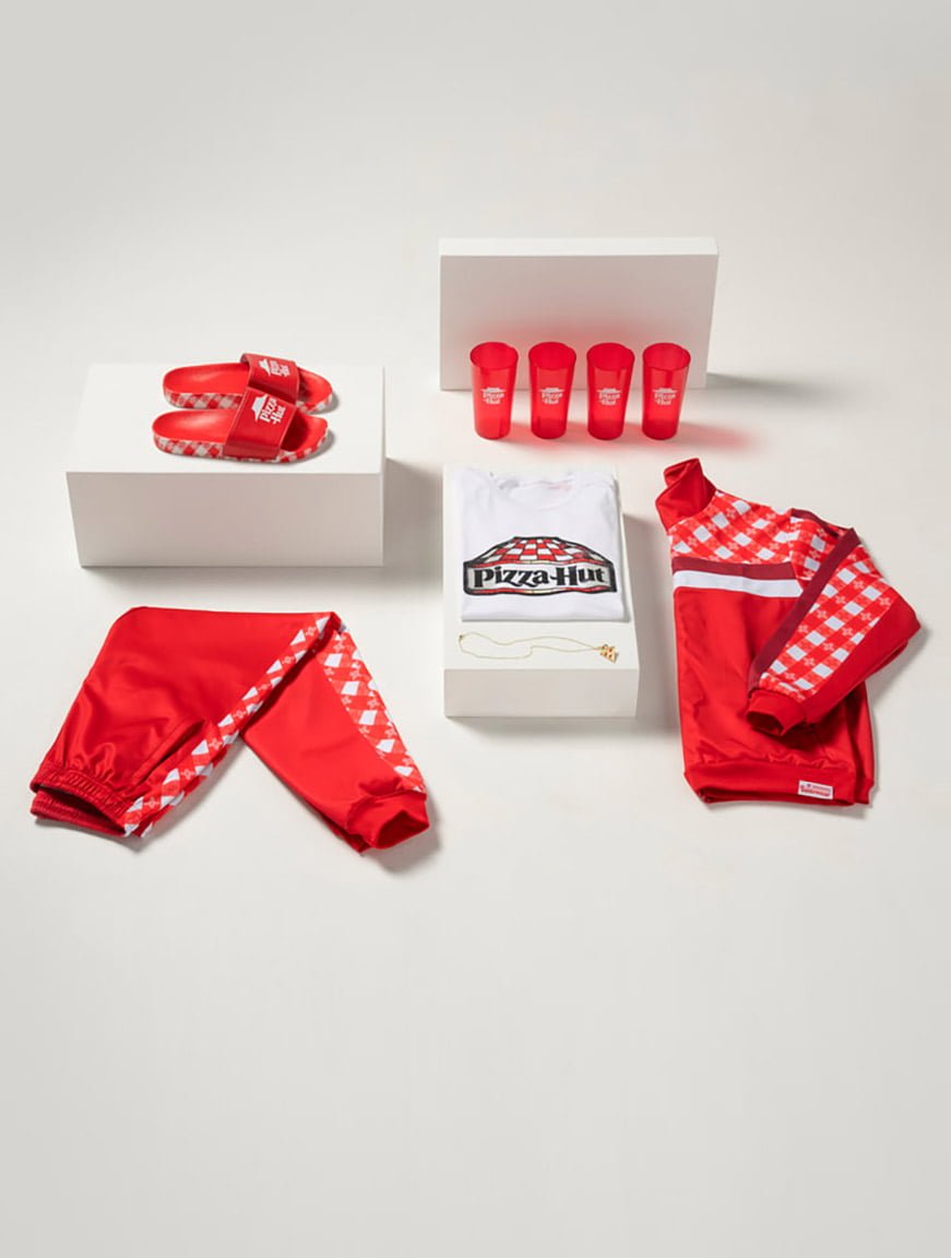 Pizza Hut tracksuit and other merchandise