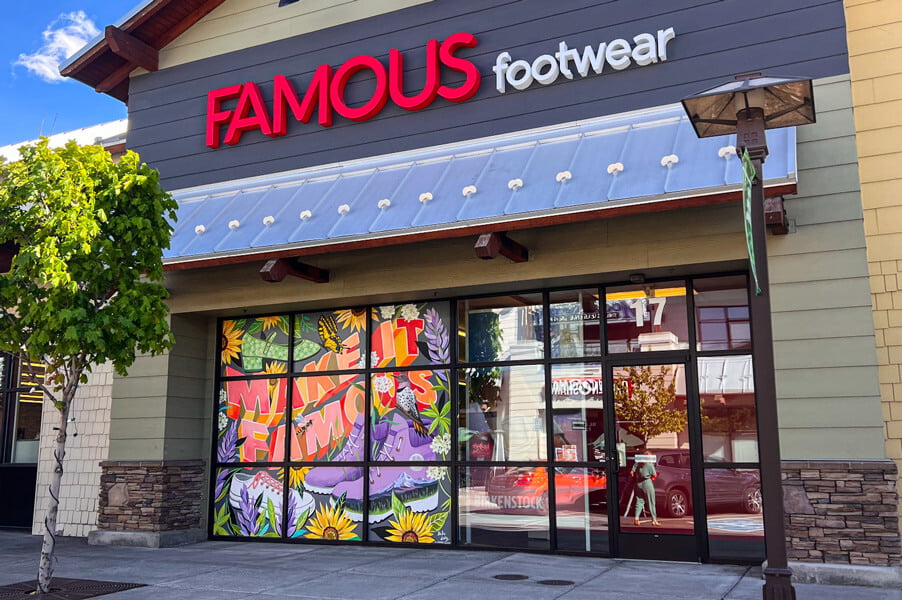 Famous Footwear Mural